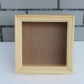 Modern Home Decoration Photo for Tabletop Display with Rose MDF Preserved Fresh Flower Frame Shadow Box